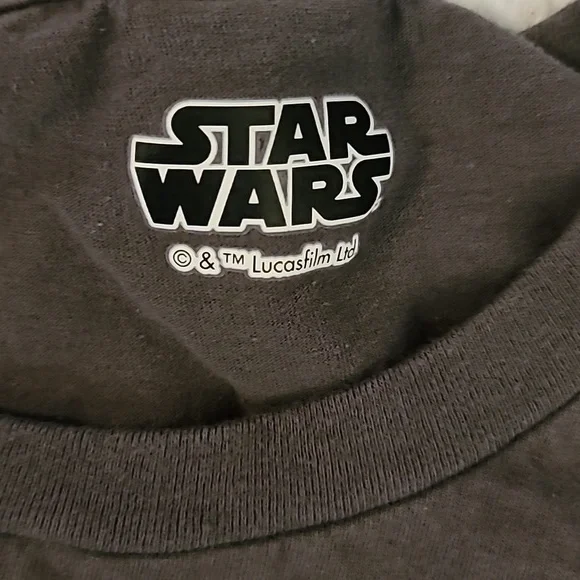 Star Wars Yoda Best Dad grey tee shirt size large - Picture 6 of 8